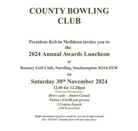 County Bowling Club Award Luncheon